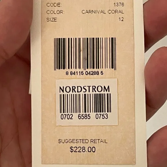 NWT Women's Leifsdottir 100% Silk Coral Floral Print Top Size 12 - Picture 4 of 8